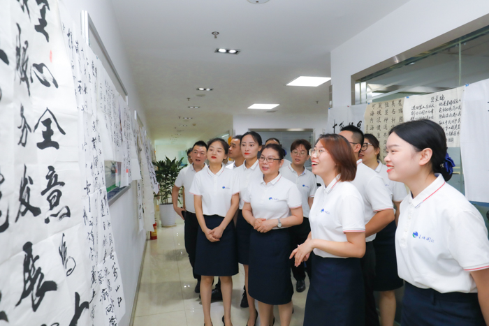 致敬新时代 同书祖国好 ——星瑞集团喜迎党的二十大星瑞杯书法大赛正式进入评审阶段(图15)