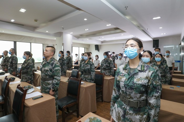 编组入列 无限荣光——星瑞集团举行民兵排成立仪式(图11)