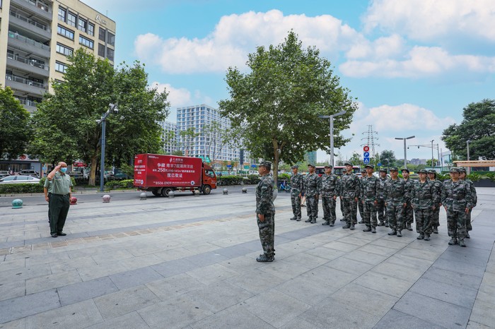 编组入列 无限荣光——星瑞集团举行民兵排成立仪式(图12)