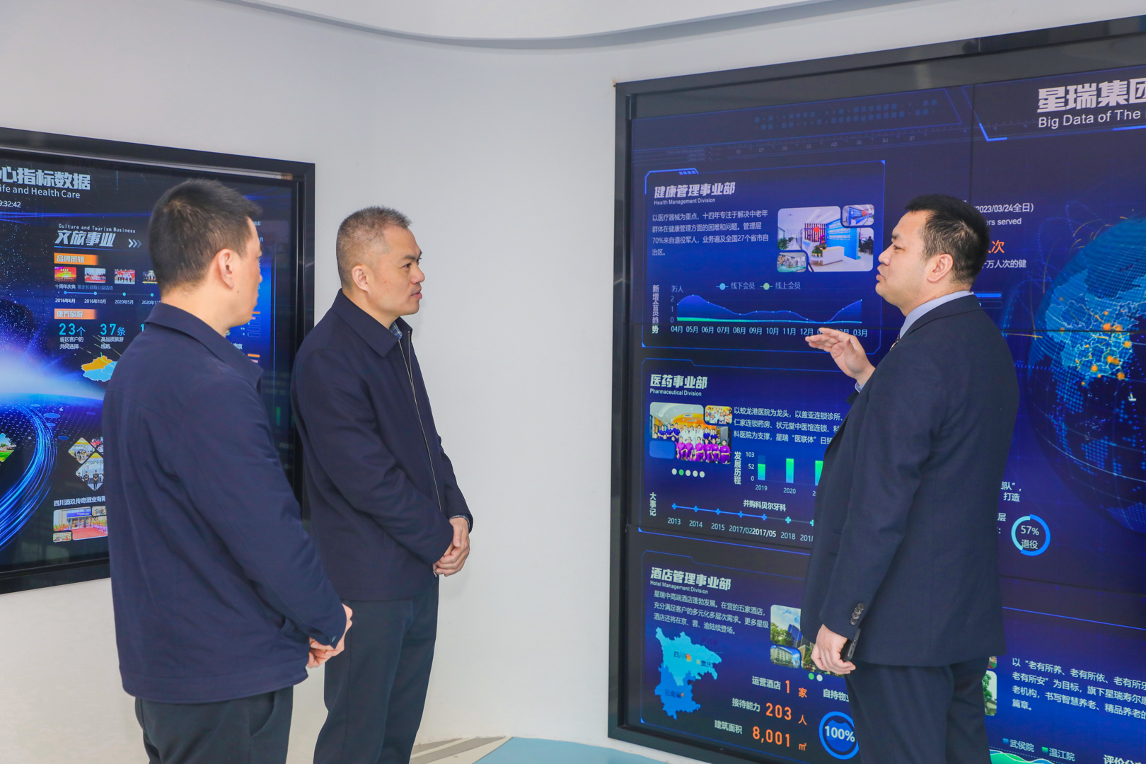 重庆市潼南区民政局局长薛荟一行莅临星瑞集团考察指导(图4)