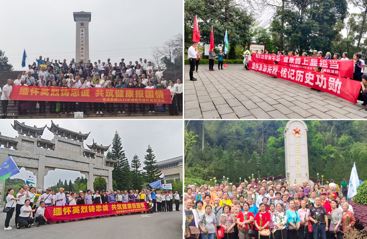 鲜花献英烈 哀思祭忠魂——星瑞集团2024年清明节缅怀英烈活动在各地举行(图19)