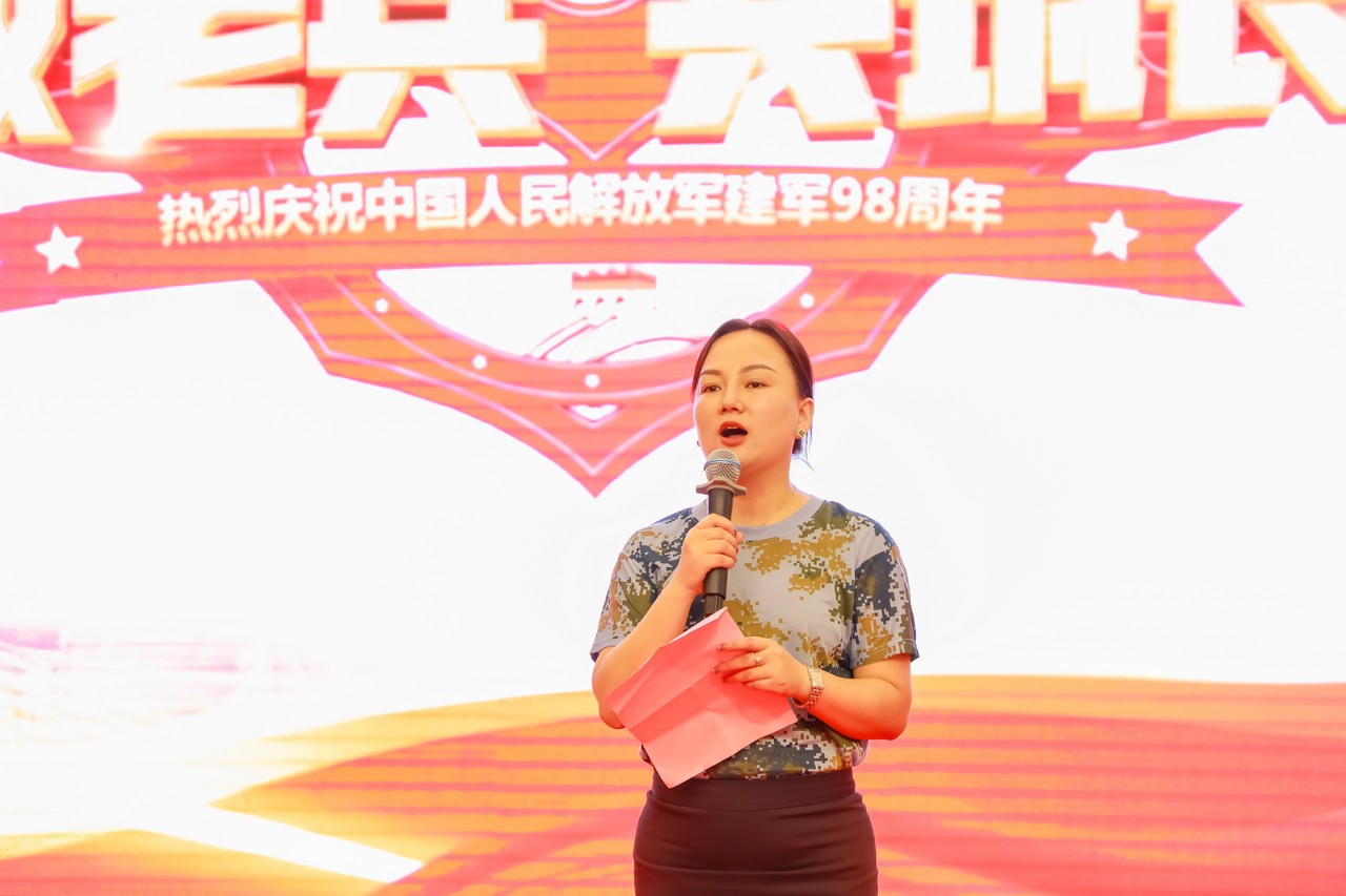 致敬老兵 共筑长城——星瑞成都谢敏团队庆祝建军98周年活动在新津举行(图3)