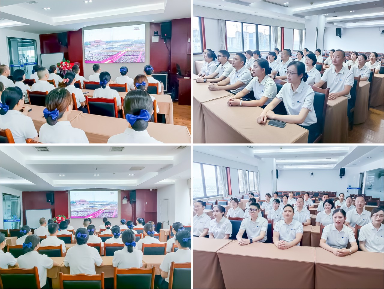铭记抗战峥嵘岁月，凝聚复兴磅礴伟力——星瑞集团组织员工、客户观看阅兵直播(图3)