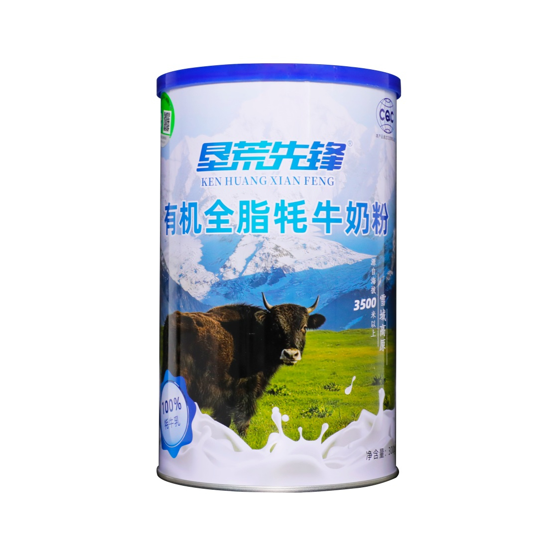 垦荒先锋有机全脂牦牛奶粉(图1)