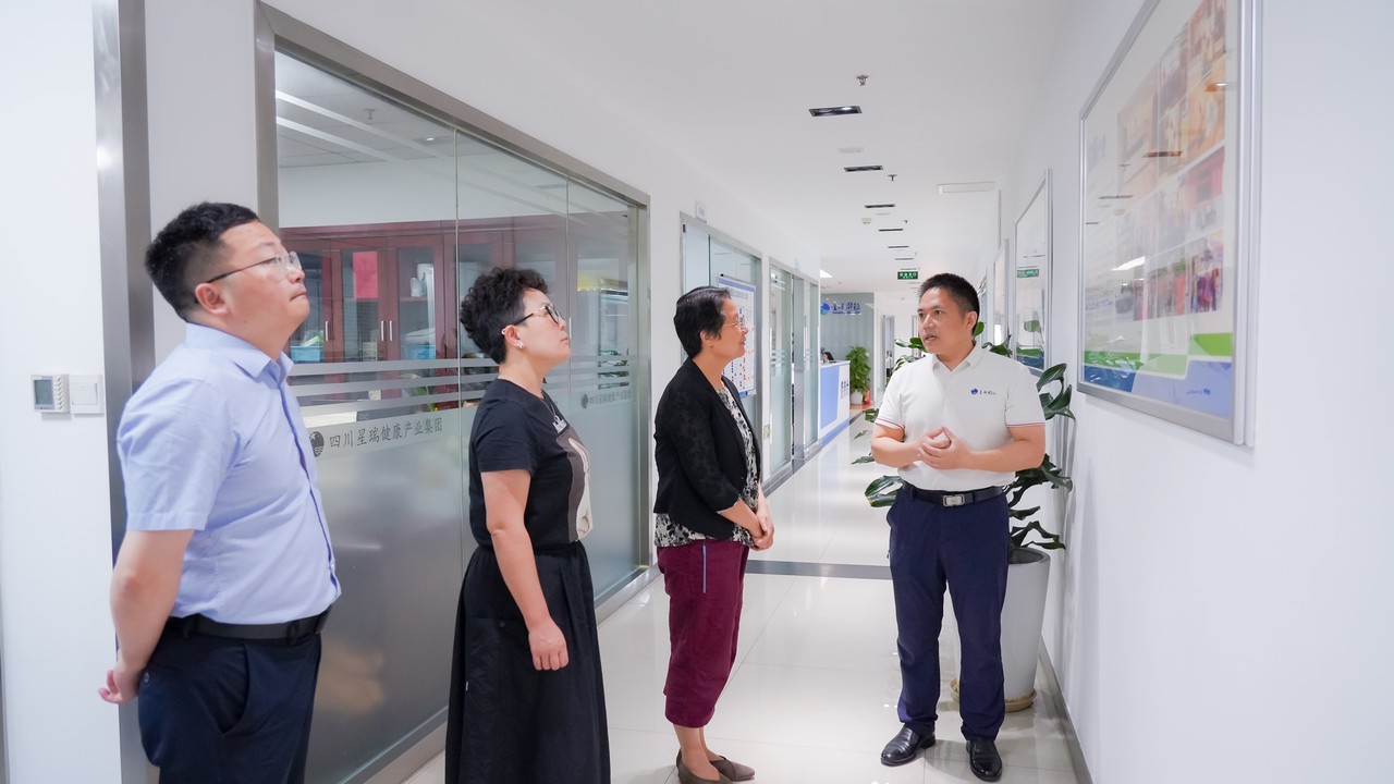重庆市大渡口区跃进村街道党工委书记李瑜一行莅临星瑞集团考察交流(图7)